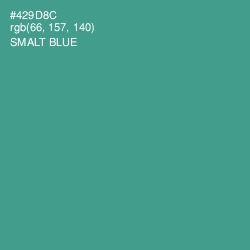 #429D8C - Smalt Blue Color Image