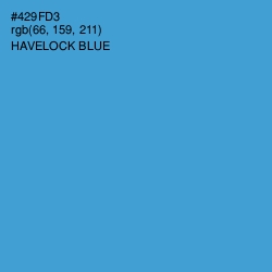 #429FD3 - Havelock Blue Color Image