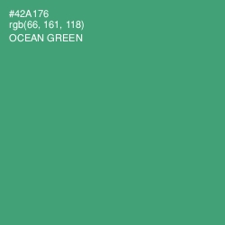 #42A176 - Ocean Green Color Image