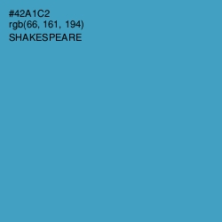 #42A1C2 - Shakespeare Color Image