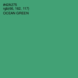 #42A275 - Ocean Green Color Image