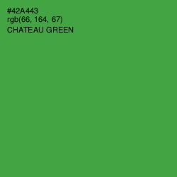 #42A443 - Chateau Green Color Image