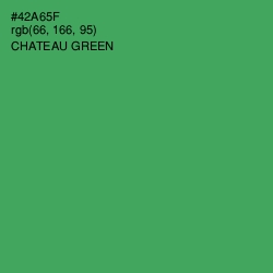 #42A65F - Chateau Green Color Image