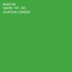 #42A740 - Chateau Green Color Image