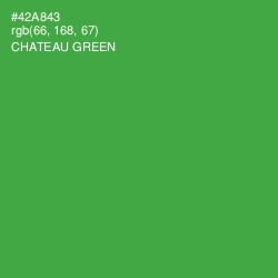 #42A843 - Chateau Green Color Image