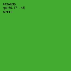 #42AB30 - Apple Color Image