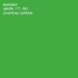 #42AB42 - Chateau Green Color Image