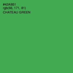 #42AB51 - Chateau Green Color Image