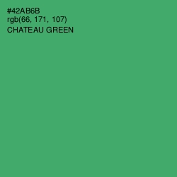 #42AB6B - Chateau Green Color Image