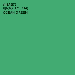 #42AB72 - Ocean Green Color Image