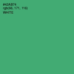 #42AB74 - Ocean Green Color Image