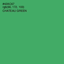 #42AC67 - Chateau Green Color Image