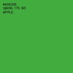 #42AD3E - Apple Color Image