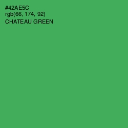 #42AE5C - Chateau Green Color Image