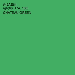 #42AE64 - Chateau Green Color Image