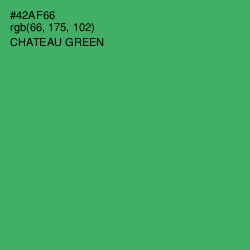 #42AF66 - Chateau Green Color Image
