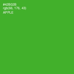 #42B02B - Apple Color Image