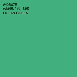 #42B07E - Ocean Green Color Image