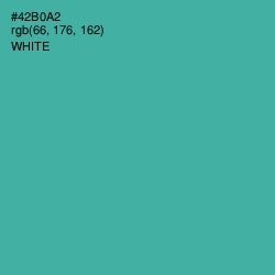 #42B0A2 - Tradewind Color Image