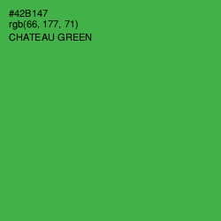 #42B147 - Chateau Green Color Image