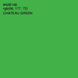 #42B148 - Chateau Green Color Image
