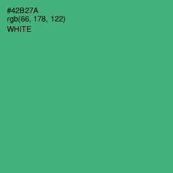 #42B27A - Ocean Green Color Image