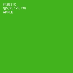 #42B31C - Apple Color Image