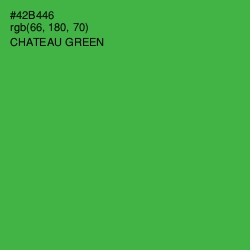 #42B446 - Chateau Green Color Image