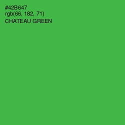 #42B647 - Chateau Green Color Image