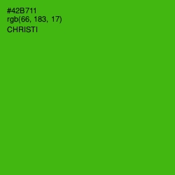 #42B711 - Christi Color Image