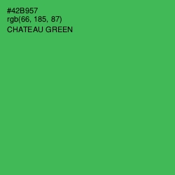 #42B957 - Chateau Green Color Image