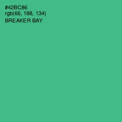 #42BC86 - Breaker Bay Color Image