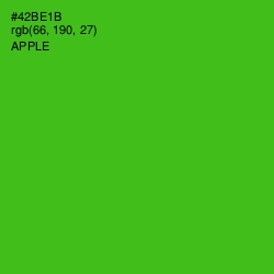 #42BE1B - Apple Color Image