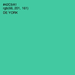 #42C9A1 - De York Color Image