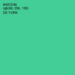 #42CE96 - De York Color Image