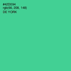 #42D094 - De York Color Image