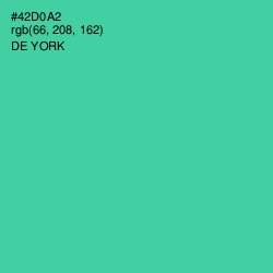 #42D0A2 - De York Color Image