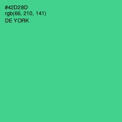 #42D28D - De York Color Image