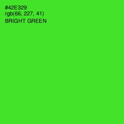 #42E329 - Bright Green Color Image