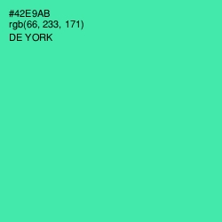 #42E9AB - De York Color Image