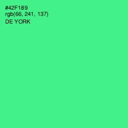 #42F189 - De York Color Image