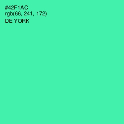 #42F1AC - De York Color Image