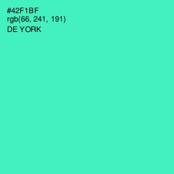 #42F1BF - De York Color Image