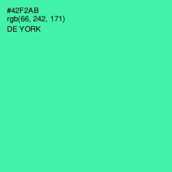 #42F2AB - De York Color Image