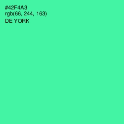 #42F4A3 - De York Color Image