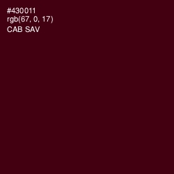 #430011 - Cab Sav Color Image