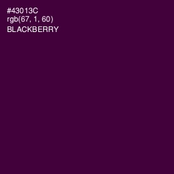 #43013C - Blackberry Color Image