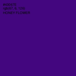 #43067E - Honey Flower Color Image