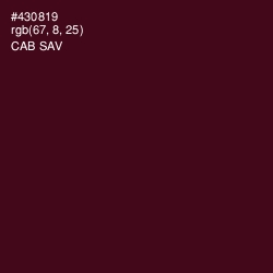 #430819 - Cab Sav Color Image