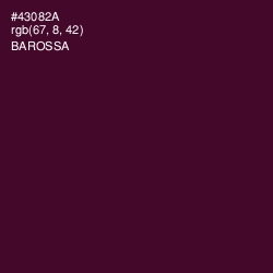 #43082A - Barossa Color Image